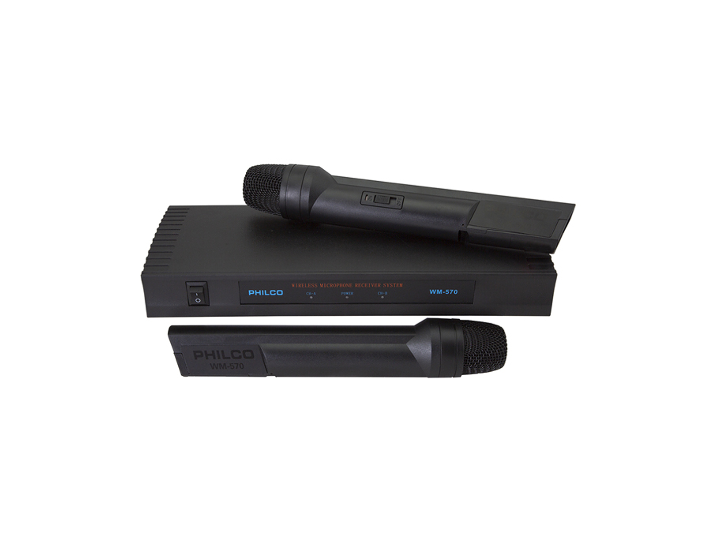 Pack 2 Micrófonos Inalambricos VHF Philco WM570 3