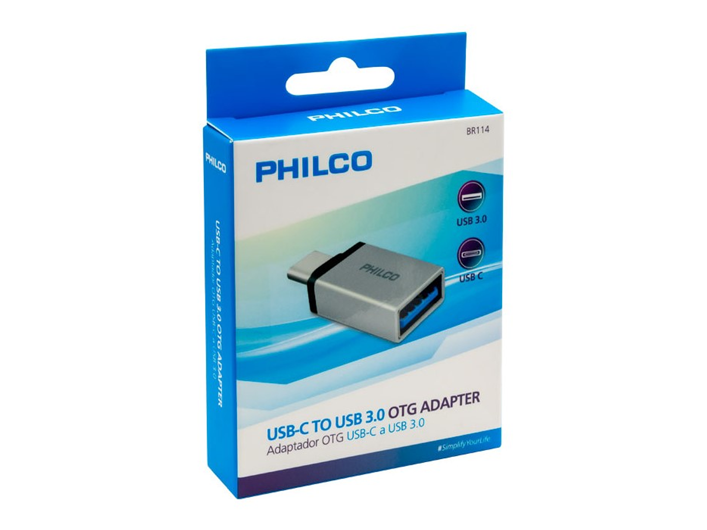 Adaptador OTG USb Tipo C USB 3.0 Philco 2
