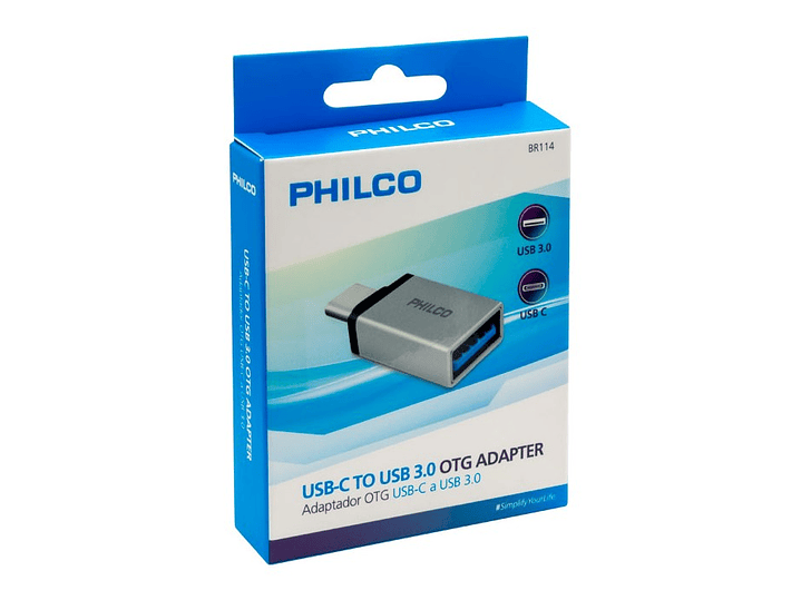 Adaptador OTG USb Tipo C USB 3.0 Philco 2