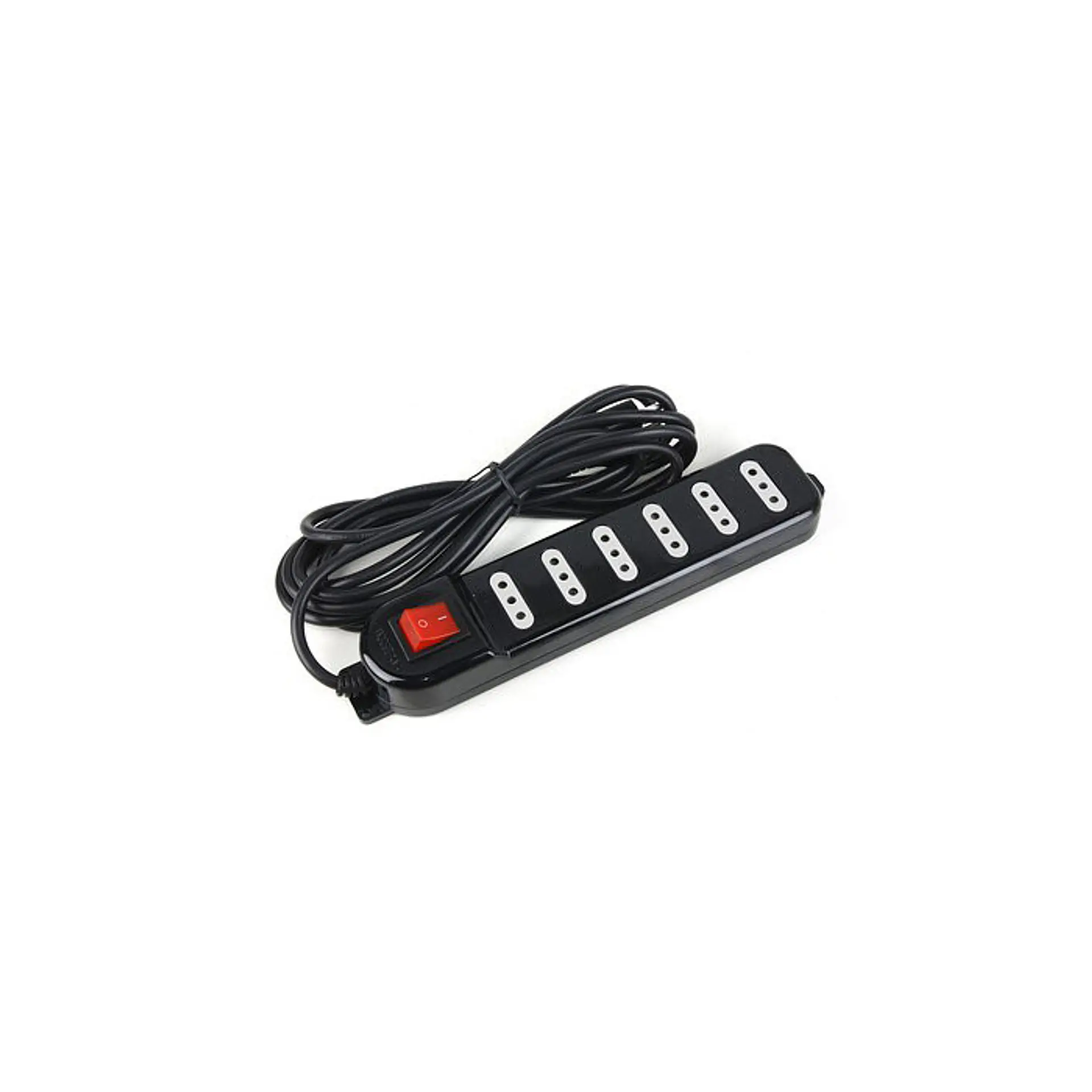 Alargador Eléctrico Macrotel 3 Mts 6 Pos Negro ME-070B 2