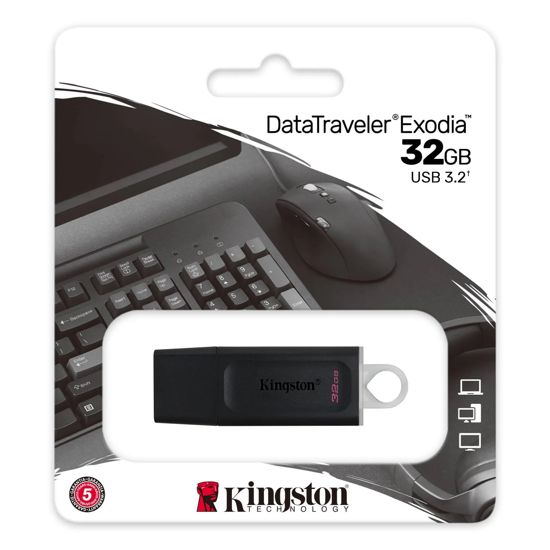 Pendrive DTX 32gb Usb 3.2 Kingston 3