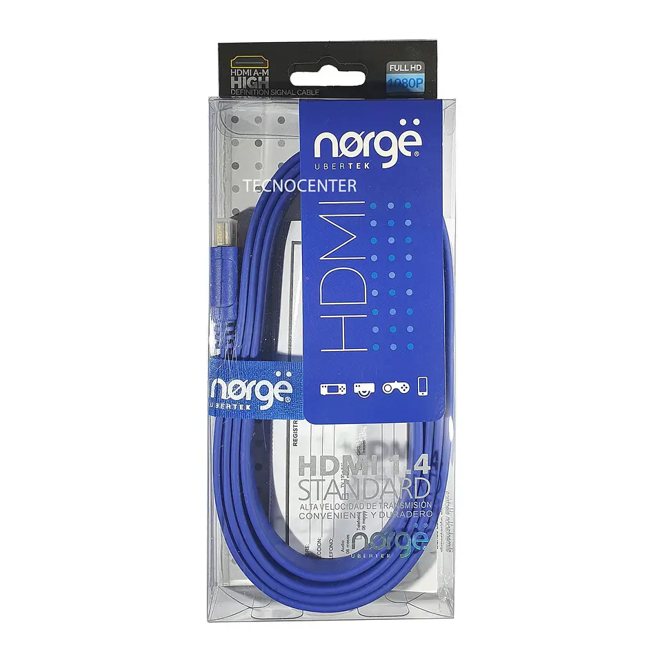 Cable HDMI Plano 1.5 Metros Norge Full 3