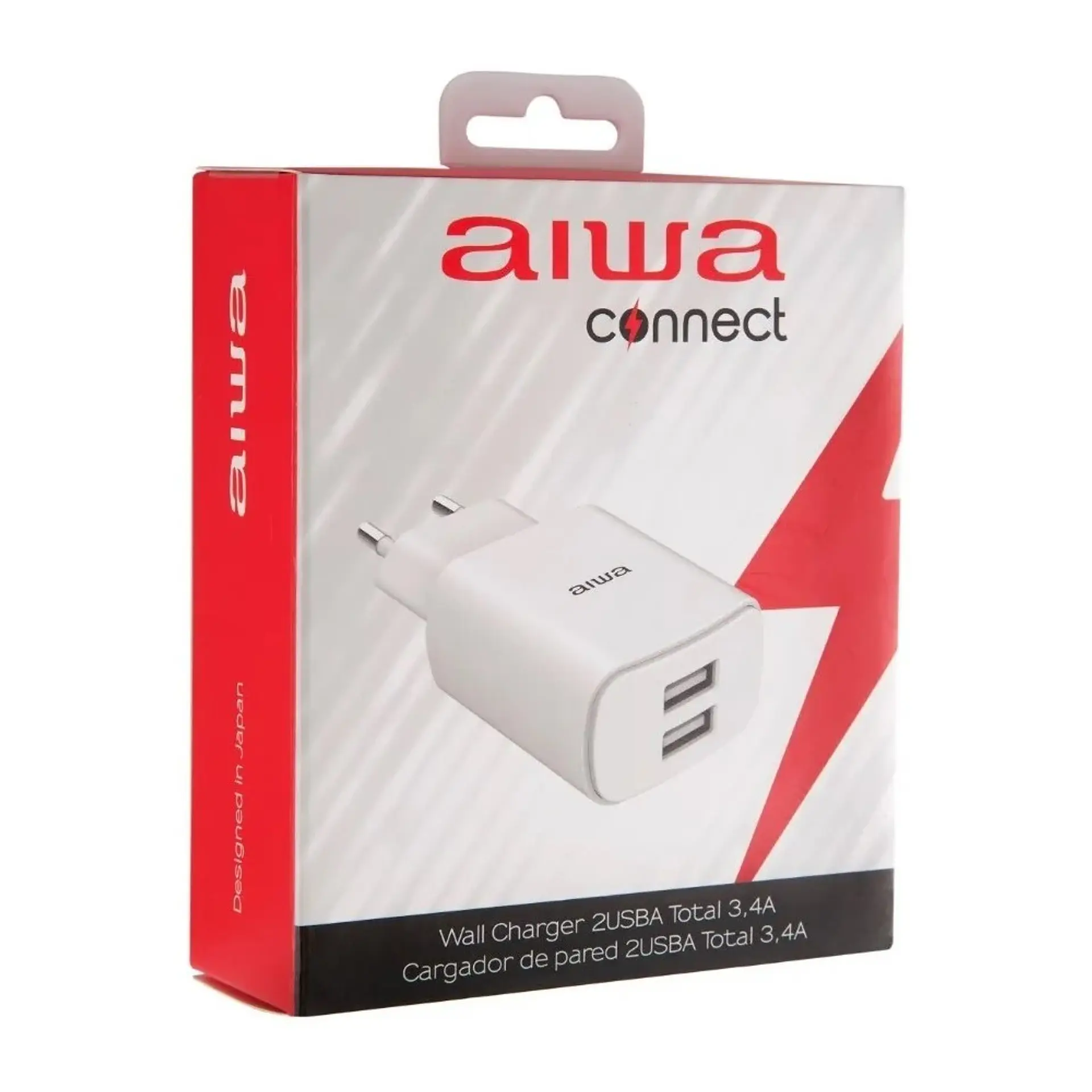 Cargador Pared Aiwa Doble USB 3.4A 3