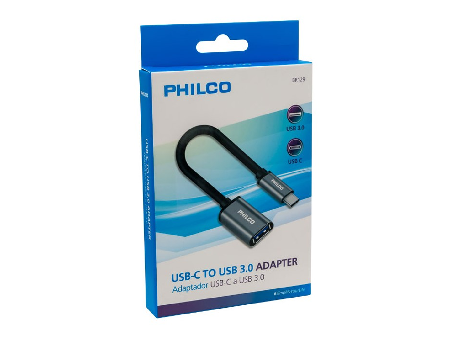 Adaptador Cable USB 3.0 a Tipo C Philco 2