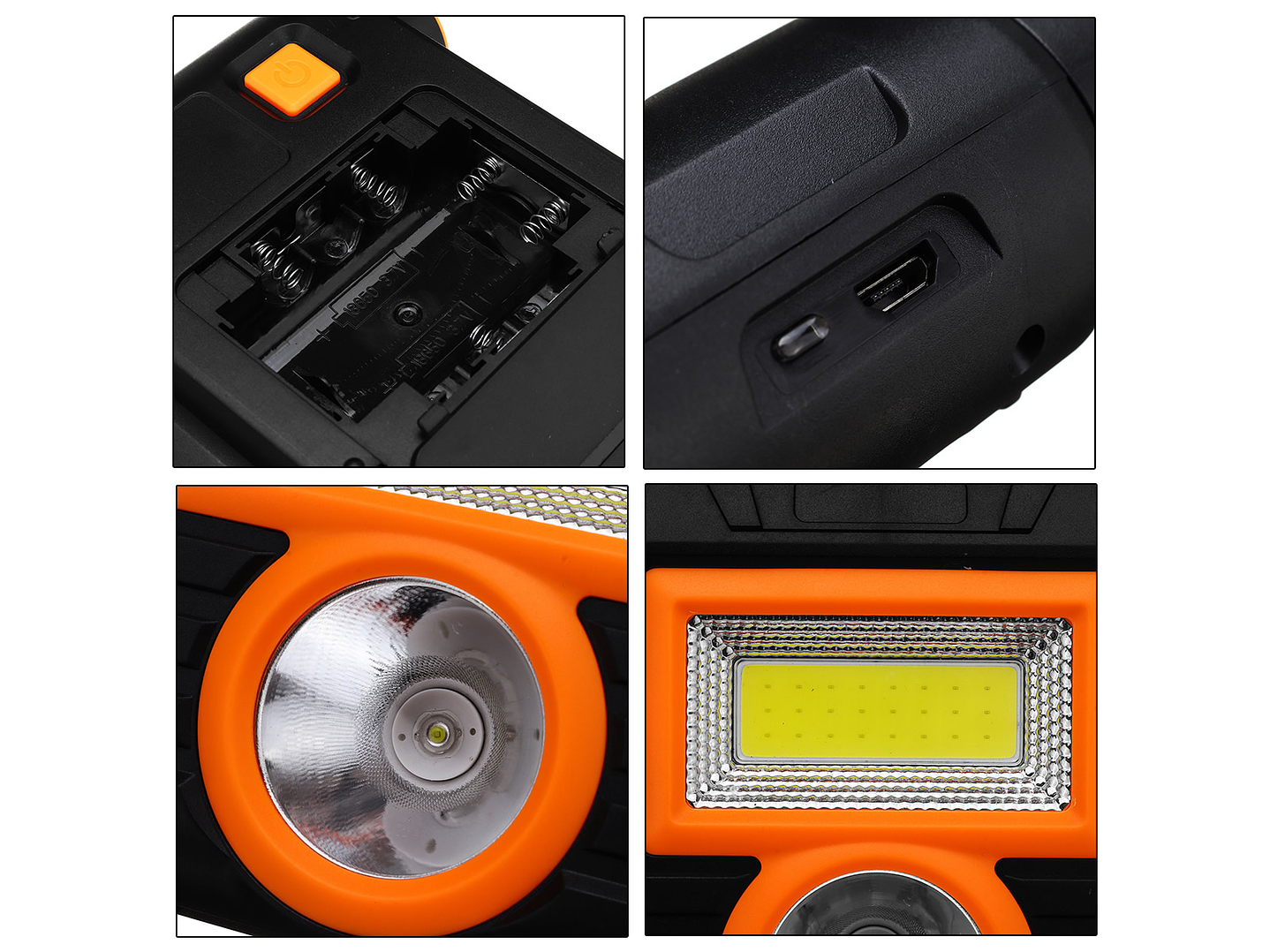 Foco Linterna Recargable Led Cob Portable 7