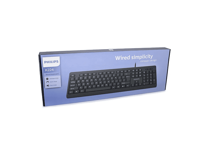 Teclado Usb Philips K224 SPK6224 2