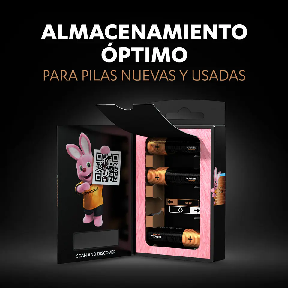 Pack 6 Pilas Duracell Alcalina AA Optimum 4