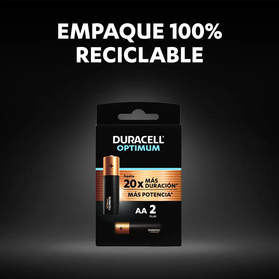Pack 6 Pilas Duracell Alcalina AA Optimum 5