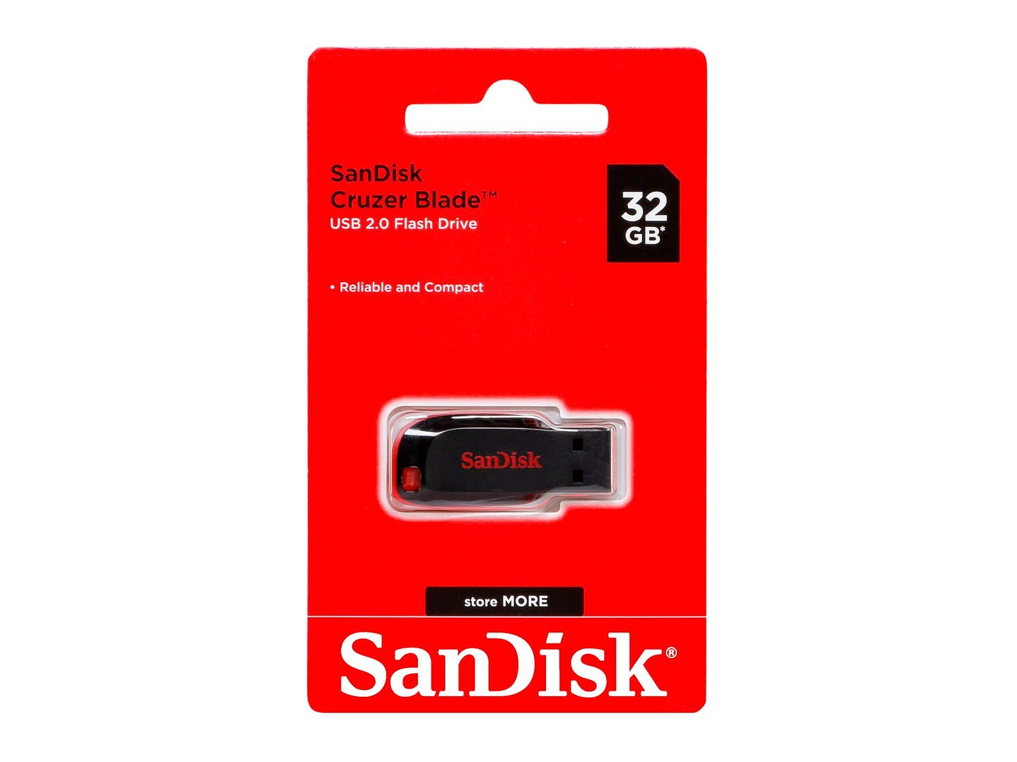 Pendrive 32GB SanDisk Cruzer Blade USB 2.0 3