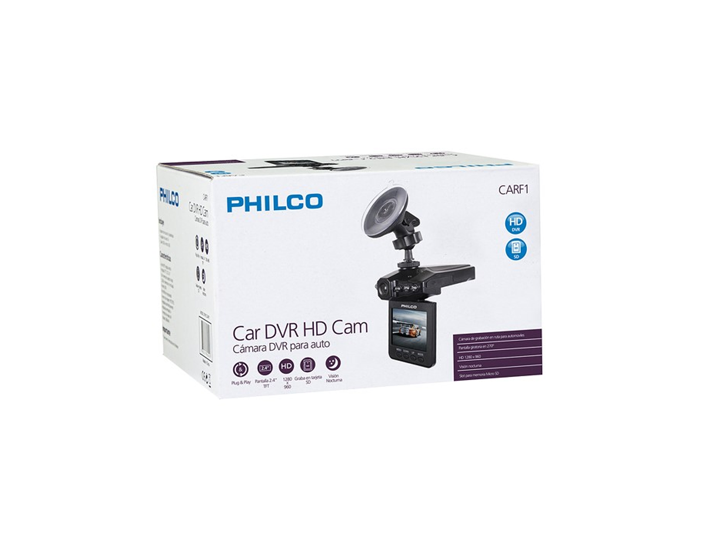 Camara Dvr HD Para Automovil Philco CARF1 2