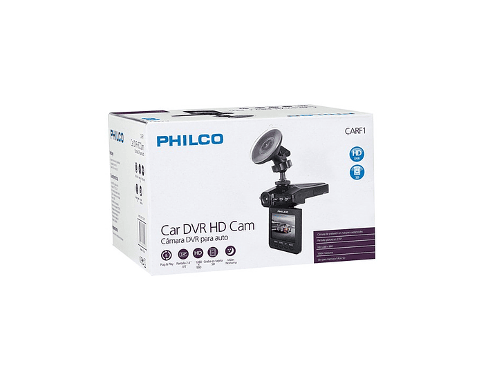 Camara Dvr HD Para Automovil Philco CARF1 2