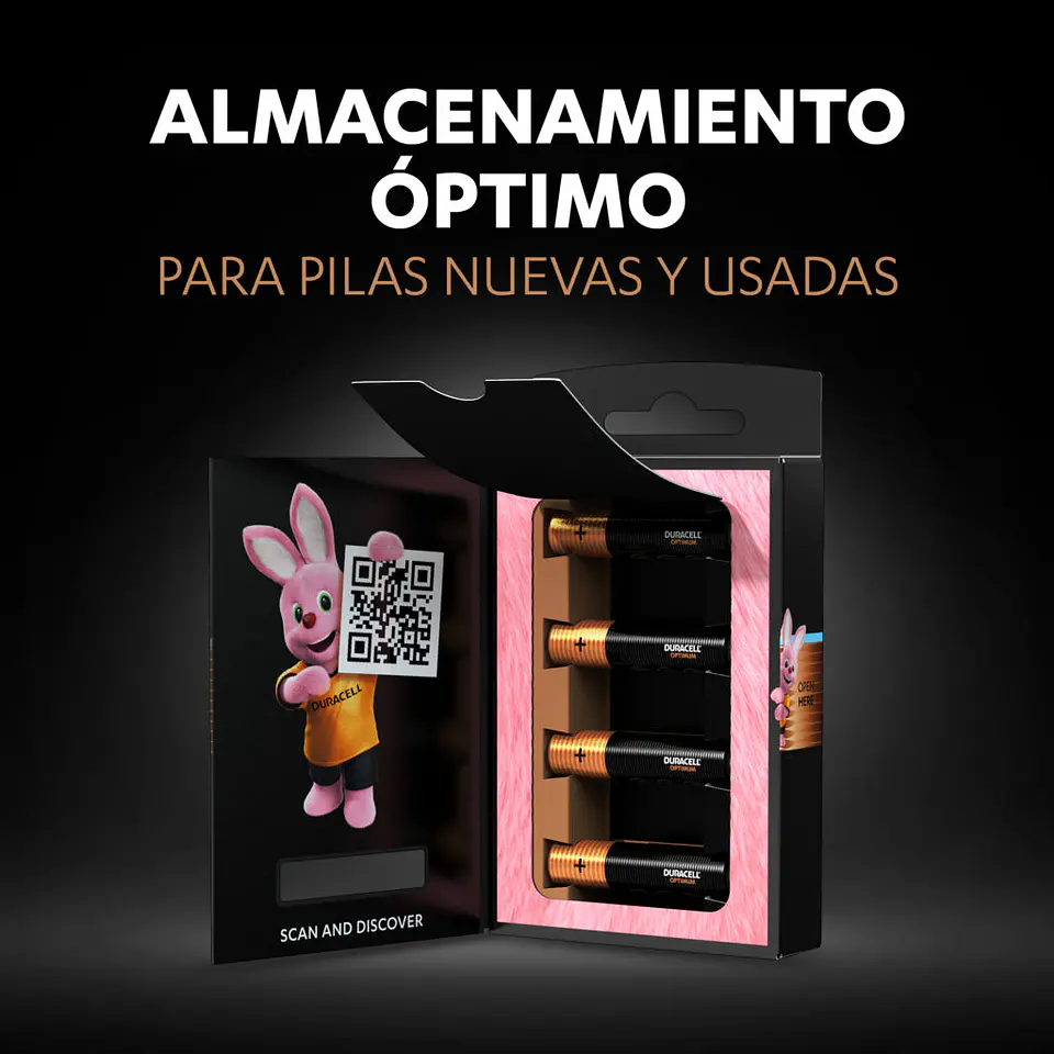 Pack 6 Pilas Duracell Alcalina AAA Optimum 4