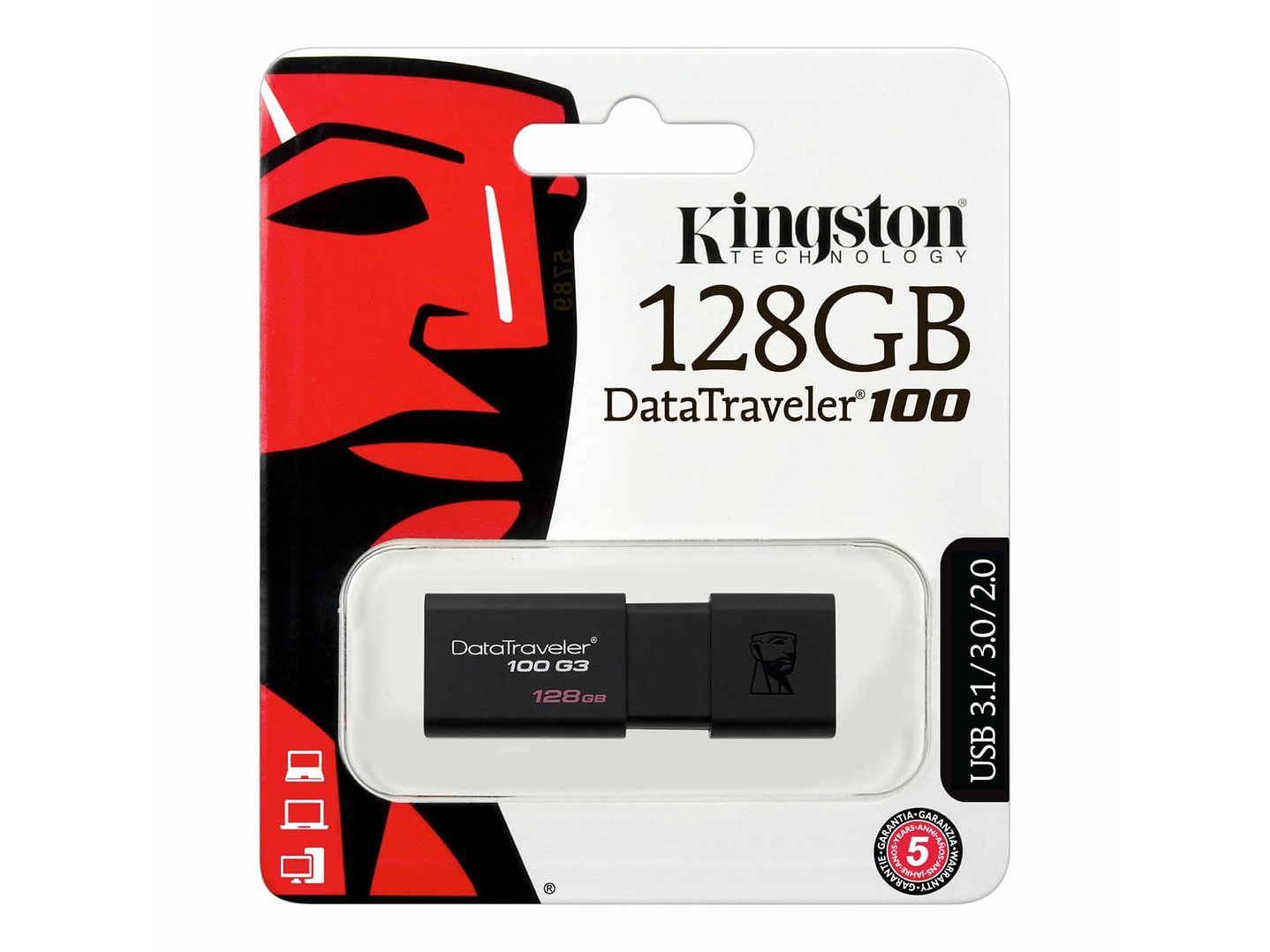 Pendrive Kingston 128Gb Datatraveler G3 3