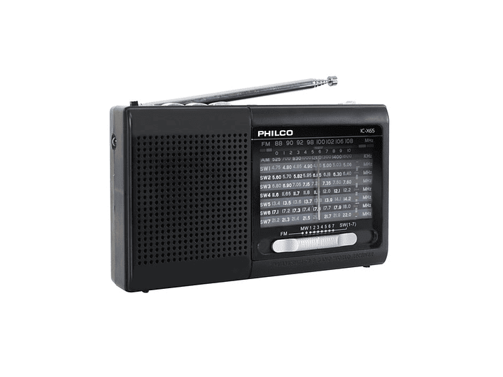 Radio Portatil Philco IC-X65 Multibandas Usb 1