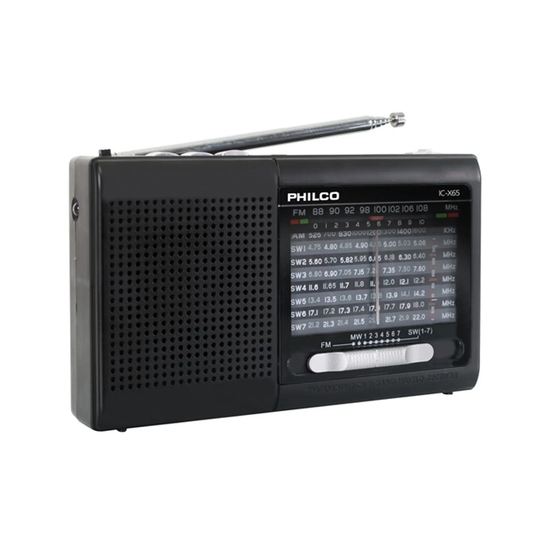 Radio Portatil Philco IC-X65 Multibandas Usb 1