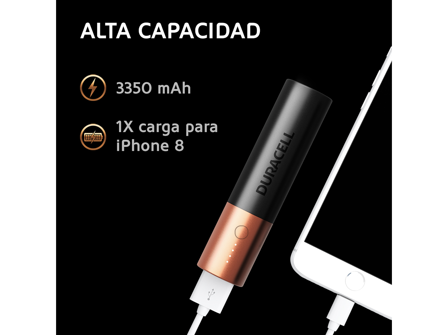 Powerbank PB1 Duracell 3350mAh 3