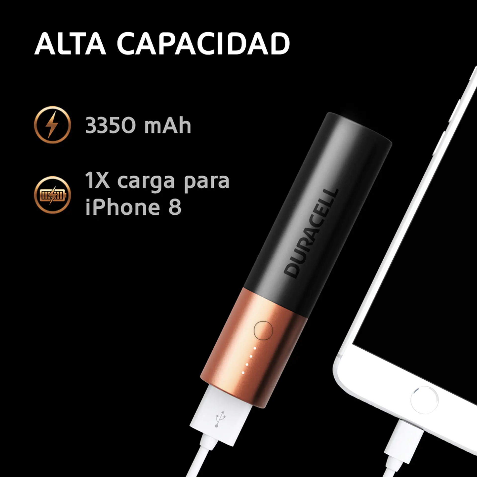 Powerbank PB1 Duracell 3350mAh 3