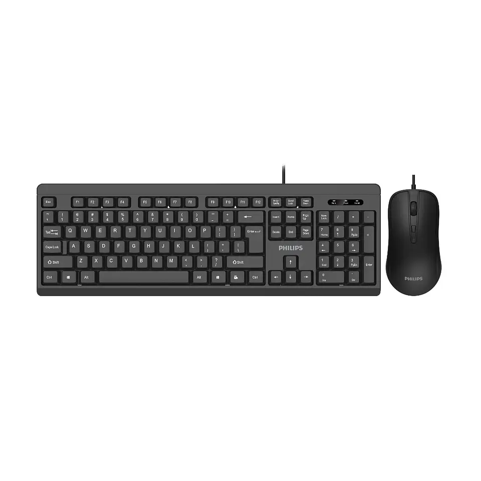 Kit Combo Teclado y Mouse Philips C224 SPT6214 1