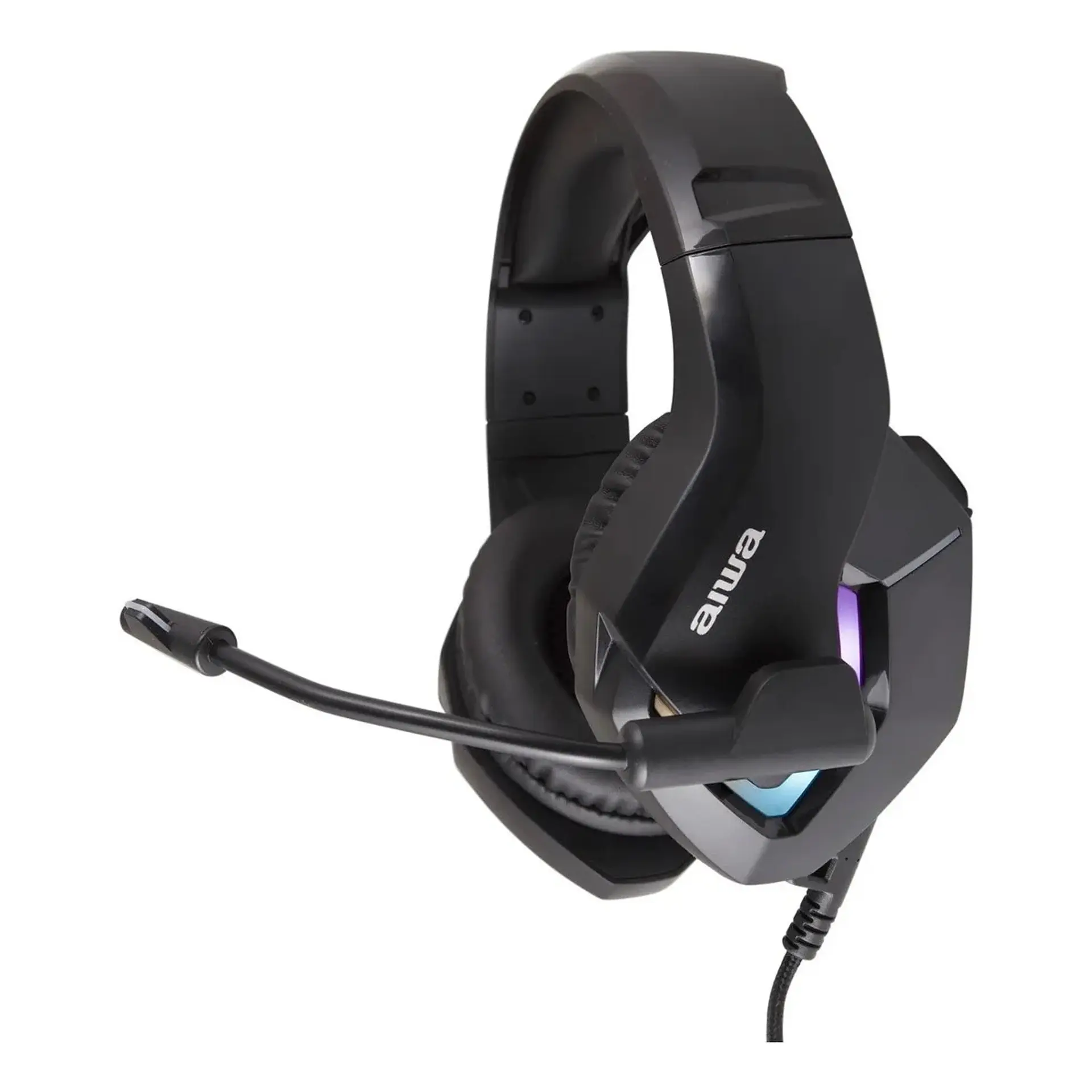 Audifonos Gamer Aiwa Rgb H1 Negro 1