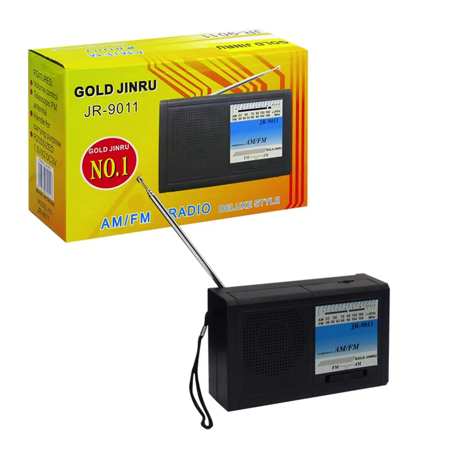 Radio a Pilas Fm/Am Portable JR-9011 3