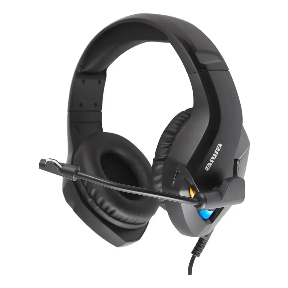 Audifonos Gamer Aiwa Rgb H1 Negro 2