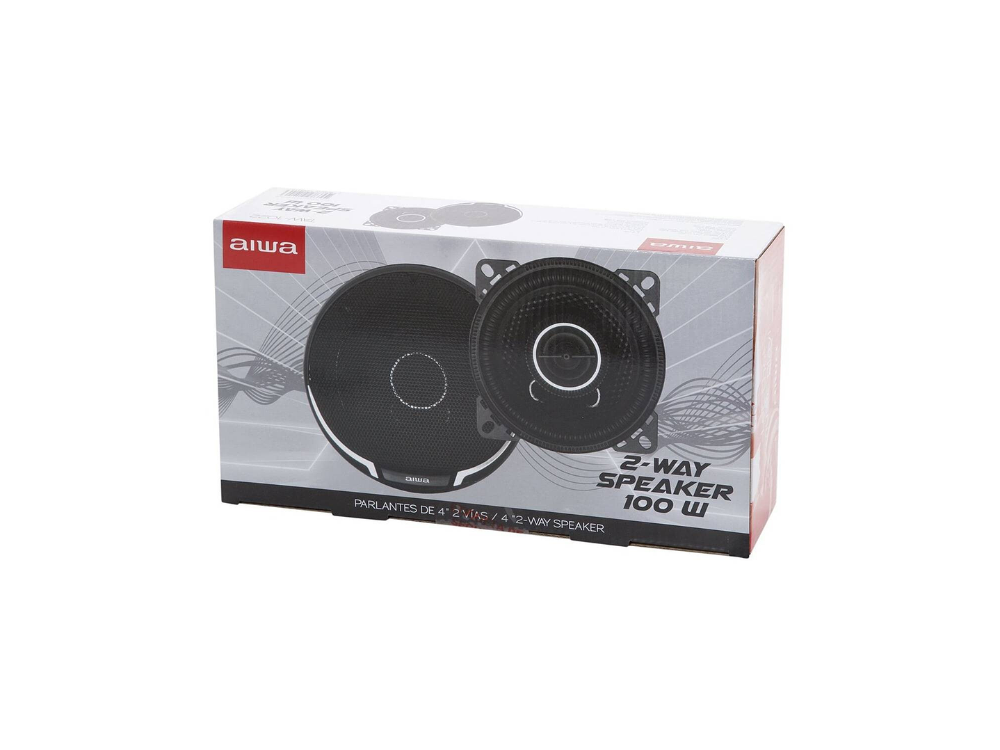 Parlantes Auto Aiwa 2 Vías 100W 10cm TAW1022 4