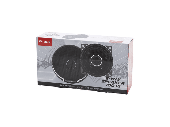 Parlantes Auto Aiwa 2 Vías 100W 10cm TAW1022 4