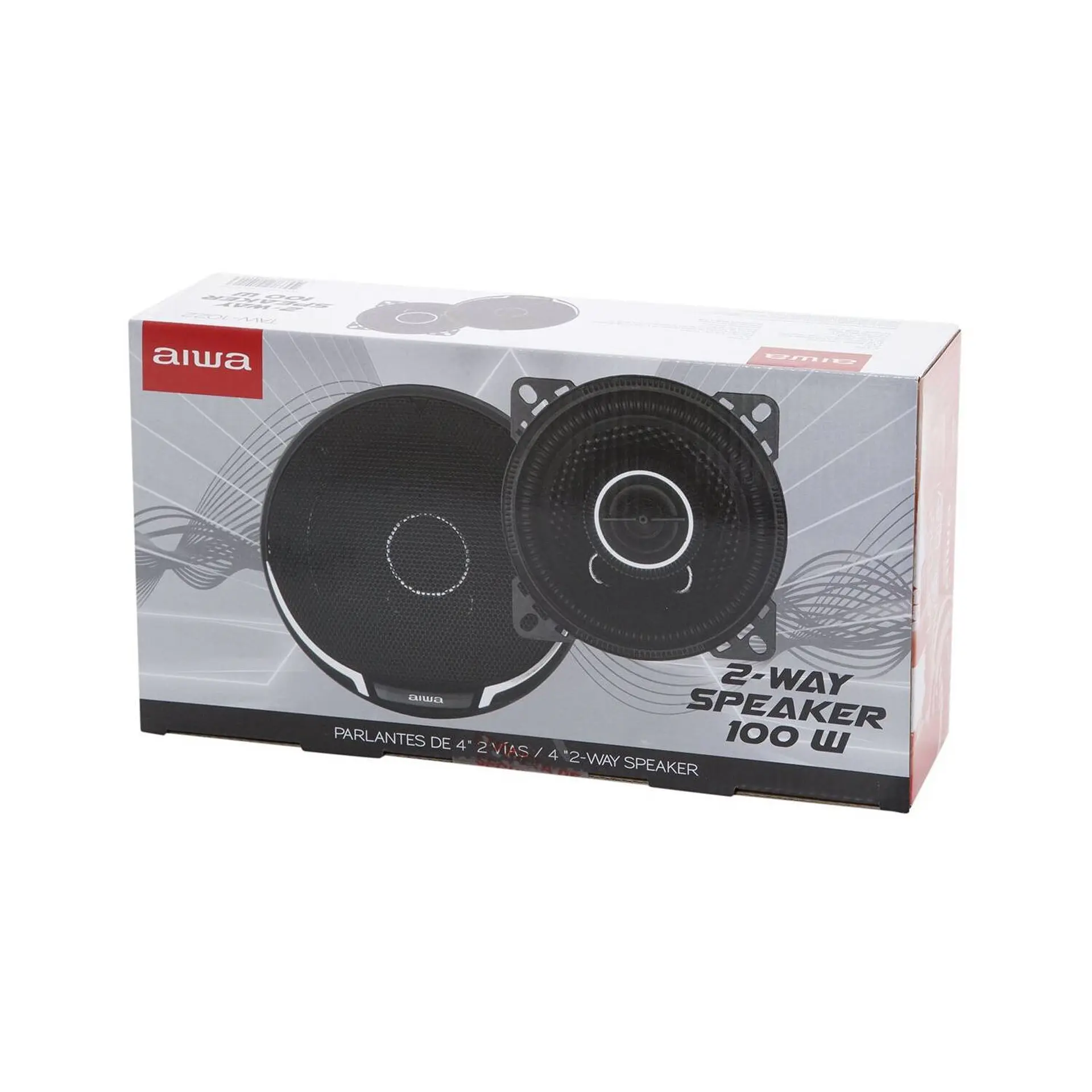 Parlantes Auto Aiwa 2 Vías 100W 10cm TAW1022 4