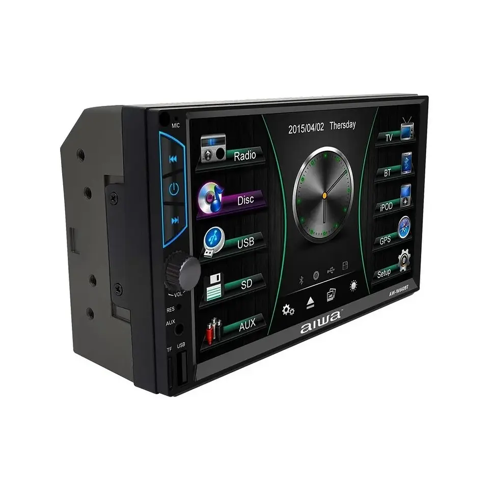 Radio Auto 2 Din Mirrorlink Touch 7'' Aiwa W660bt 2