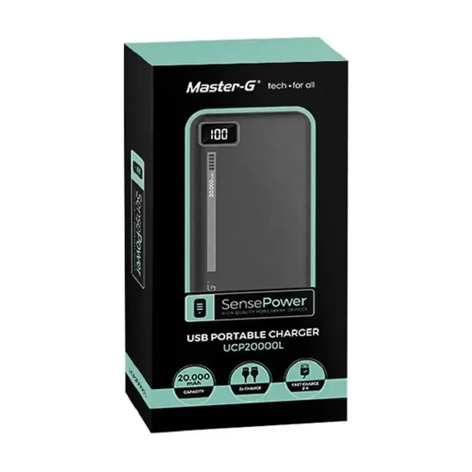 Bateria Externa Powerbank Master G 20.000mha 3