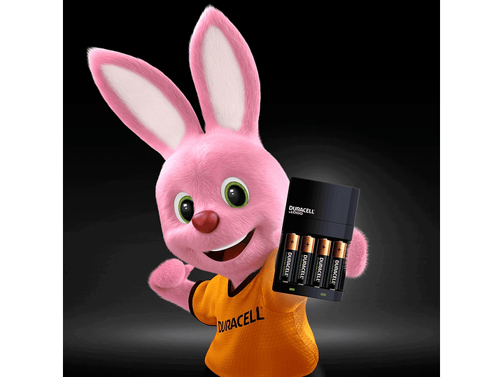 Kit Cargador Duracell + 4 Pilas Recargables 2500mha 3