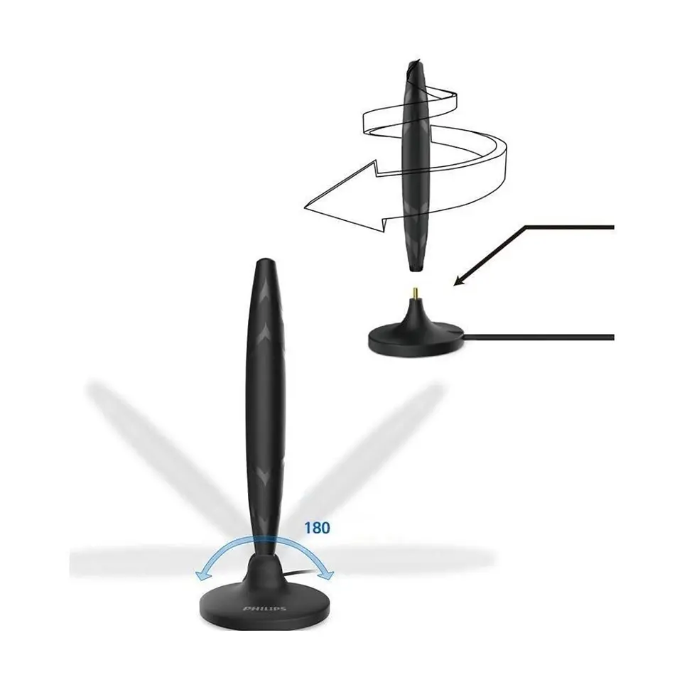 Antena Philips TV digital HDTV SDV1230 4en1 3
