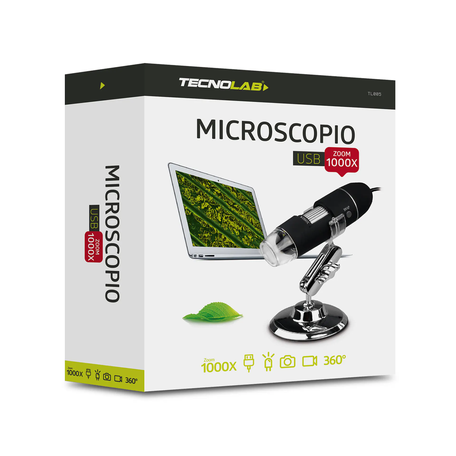 Microscopio Digital Usb Tecnolab 1000x Zoom TL005 2