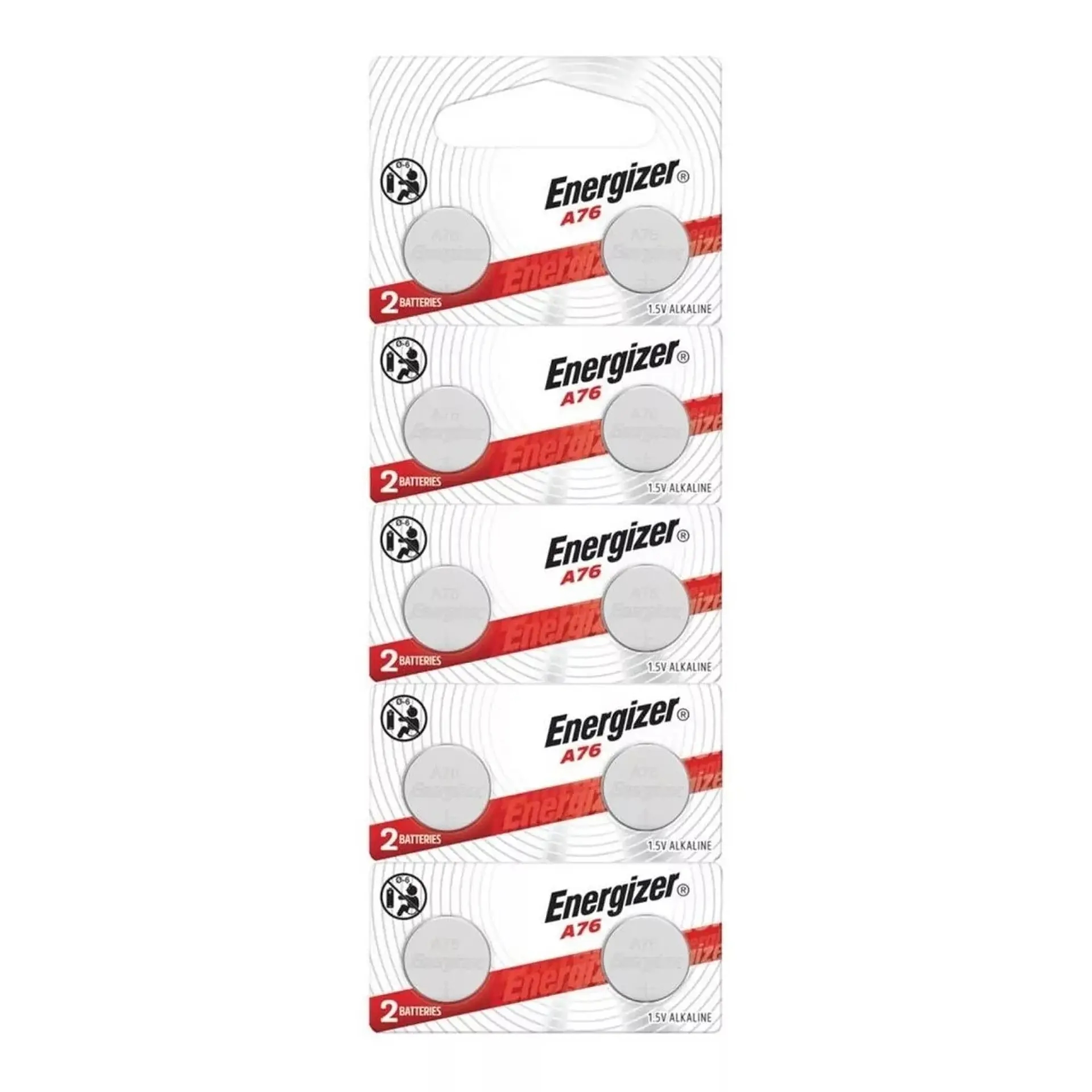 Pack 10 Pilas Pila Energizer Ag13 Lr44 A76 1
