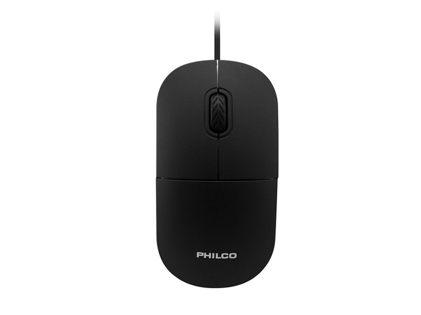 Mouse Óptico Philco Alámbrico Usb-122un Negro 1
