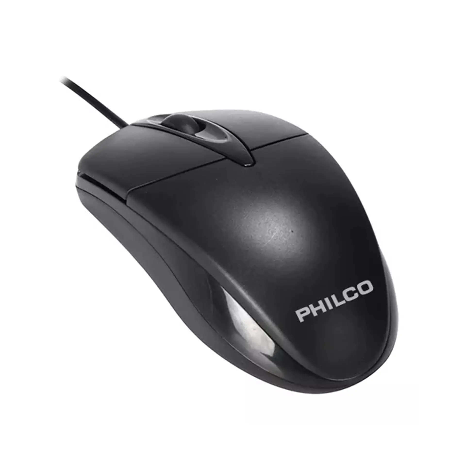 Mouse Óptico Ergonómico Usb Philco 110un Negro 1
