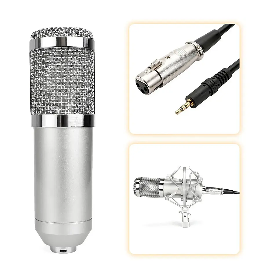 Kit Micrófono Estudio Condensador Fiddler Studio Pro 3