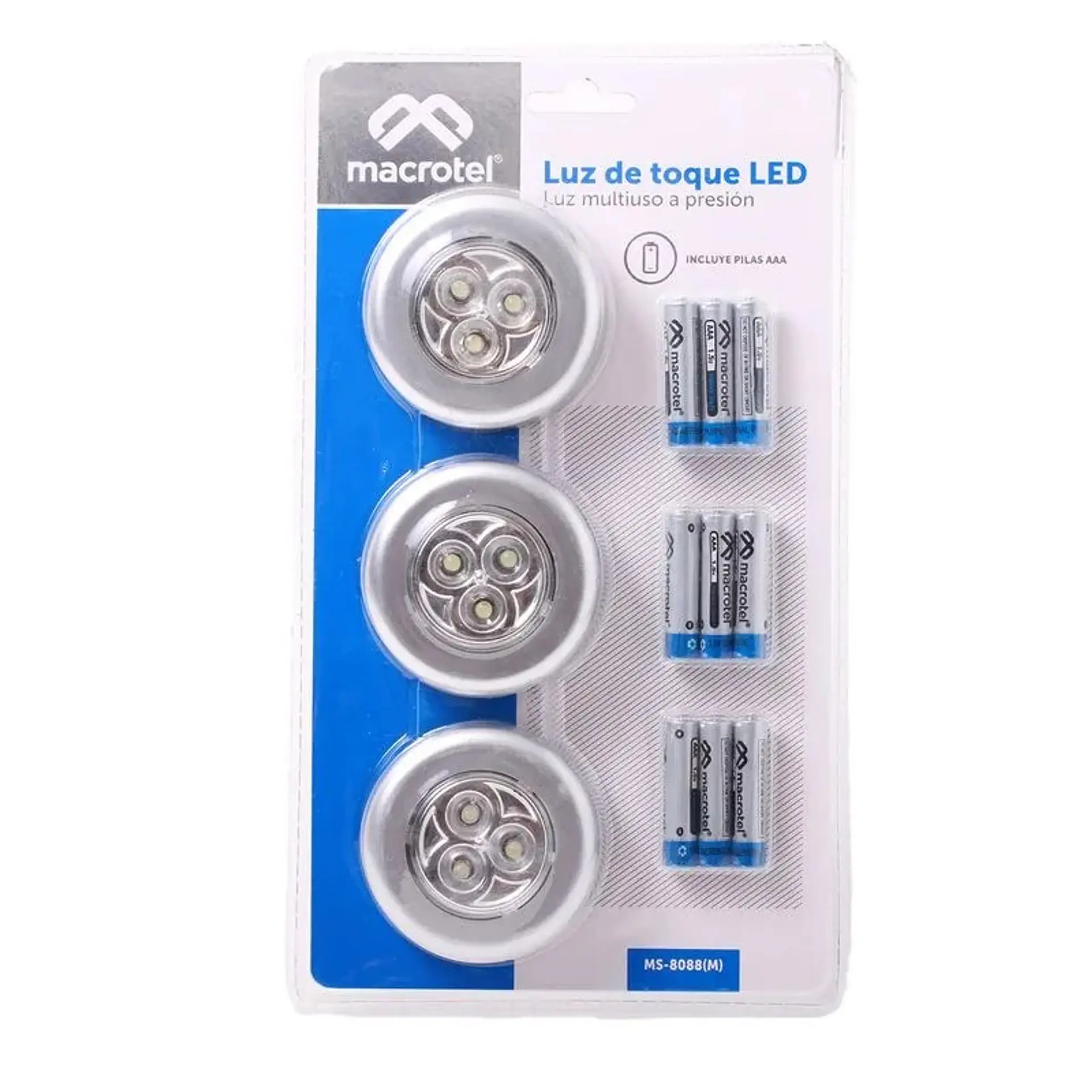 Set 3 Luces Led de Toque Macrotel de Emergencia 4