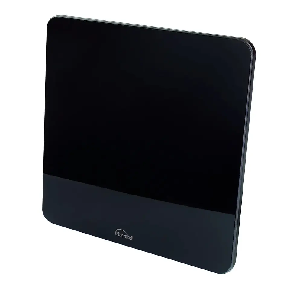 Antena Hdtv TV Digital Ultra HD Plana Amplificada Macrotel 1