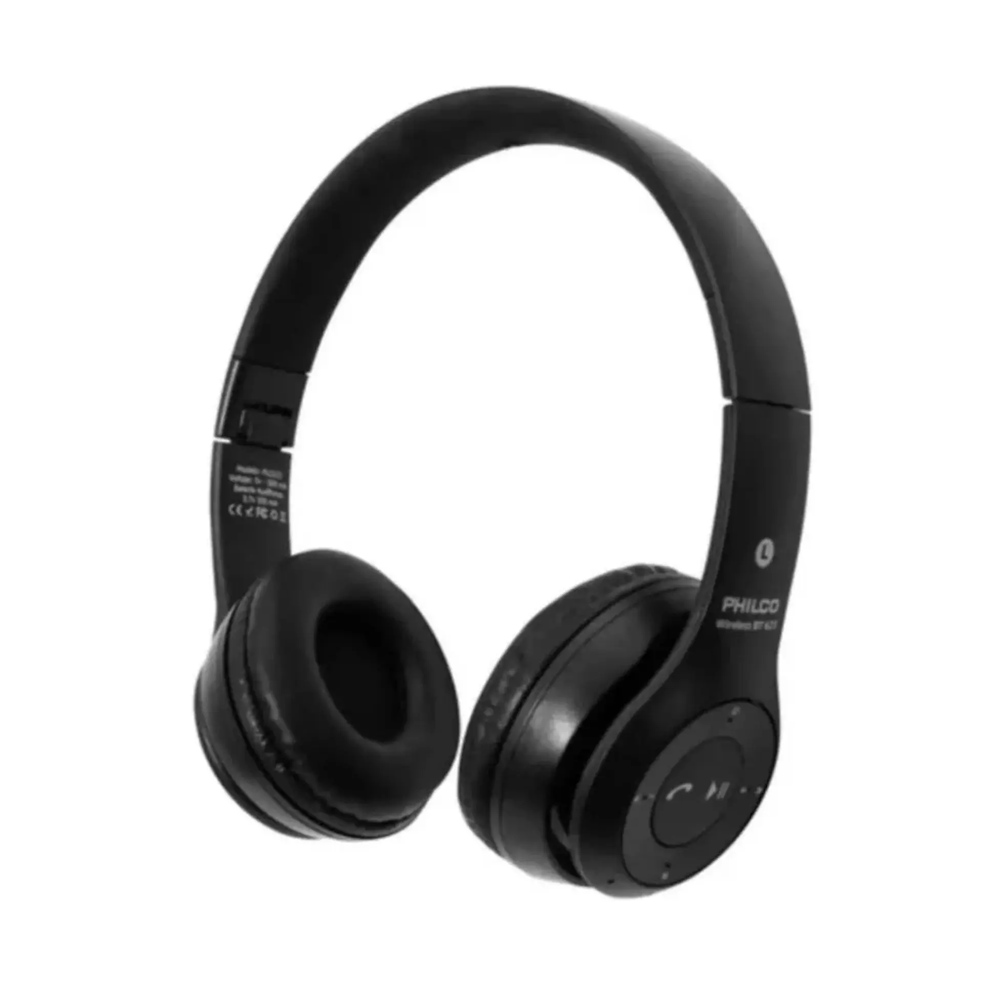 Audífono Philco Inalámbrico Plc623 Plegable Radio Fm Negro 1
