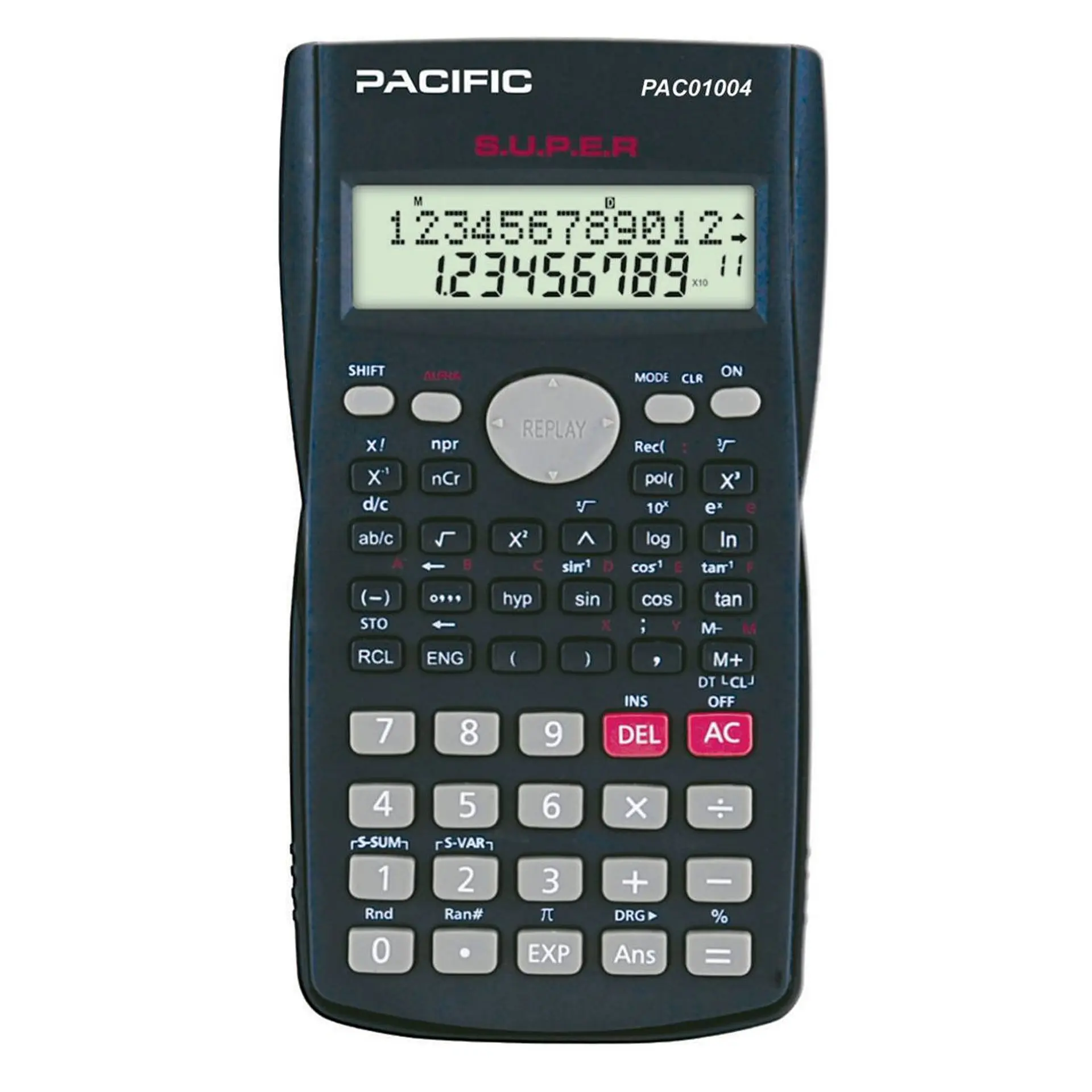 Calculadora Científica 240 Fun Pacific Pac01004 Negro 1