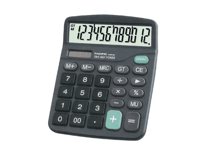 Calculadora Electrónica Pacific 12 Dígitos Pac01120 1