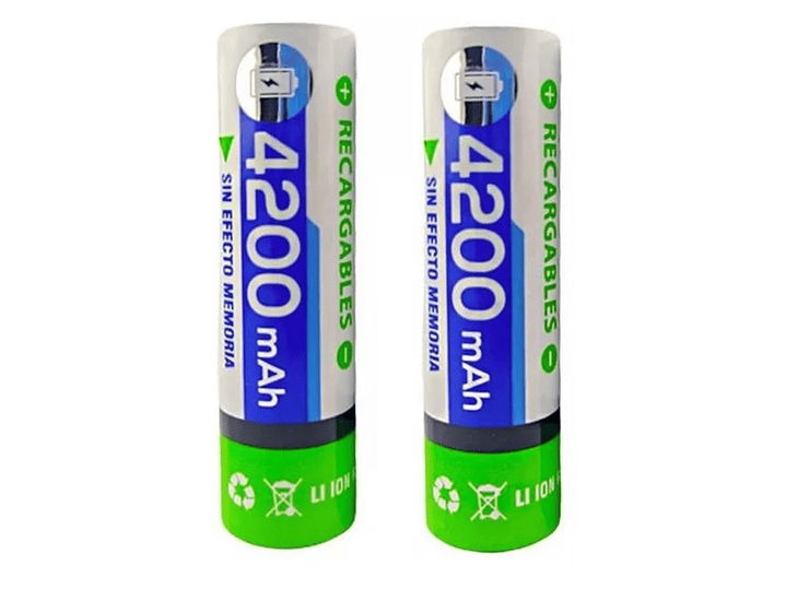 Pack 2 Pilas Recargables Dblue 4200 Mah Dbpr4200 1