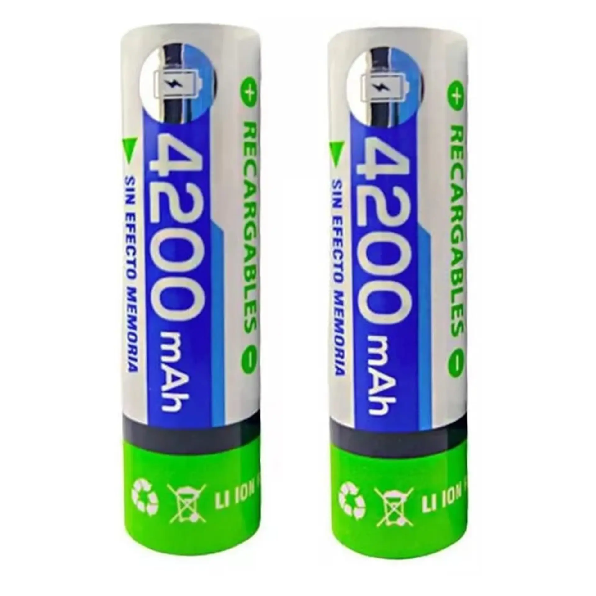 Pack 2 Pilas Recargables Dblue 4200 Mah Dbpr4200 1