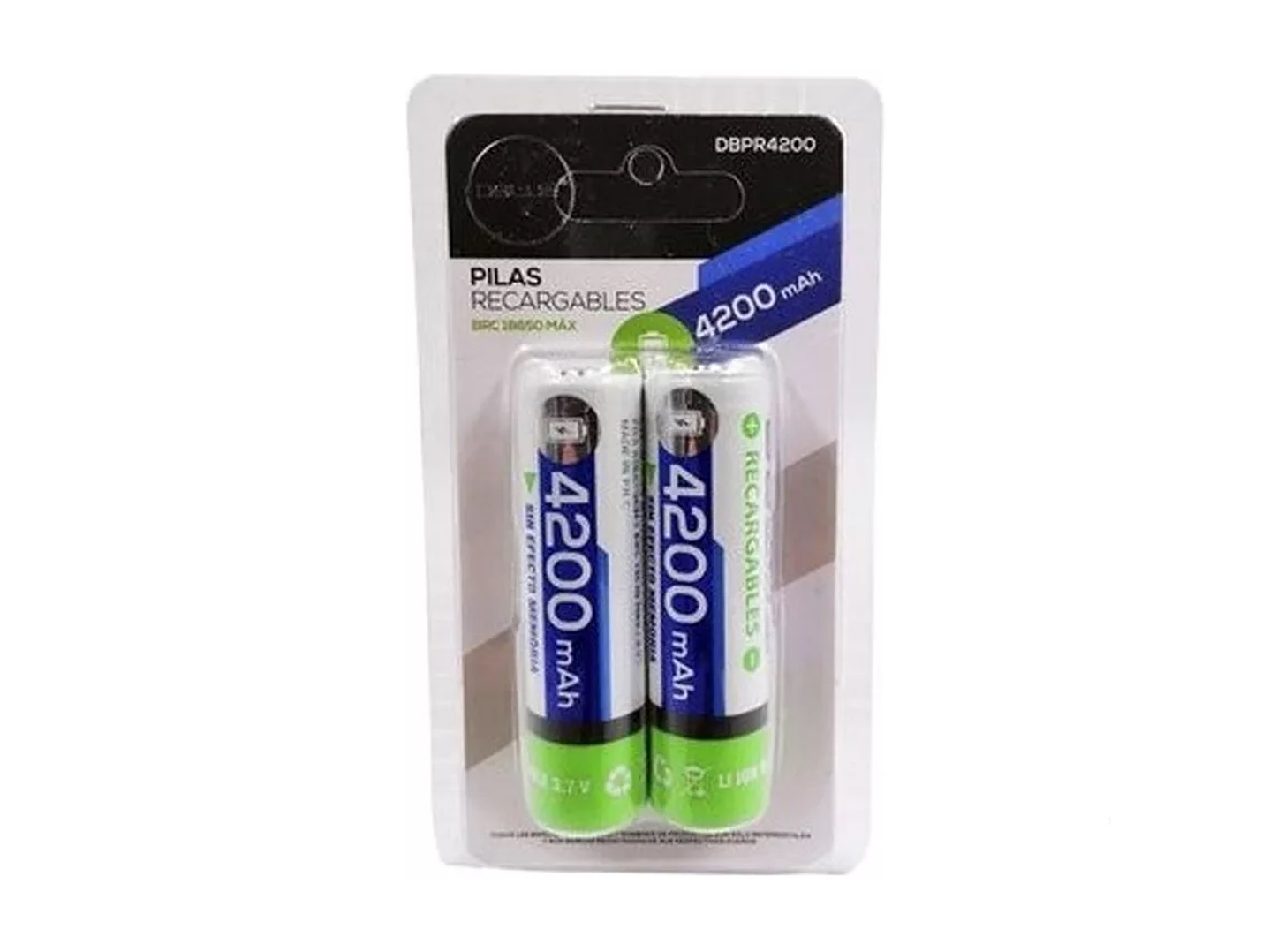 Pack 2 Pilas Recargables Dblue 4200 Mah Dbpr4200 2