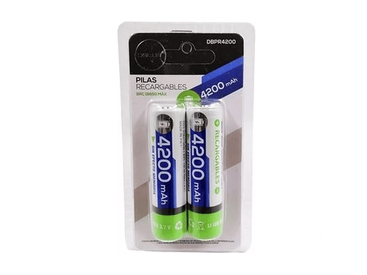 Pack 2 Pilas Recargables Dblue 4200 Mah Dbpr4200 2
