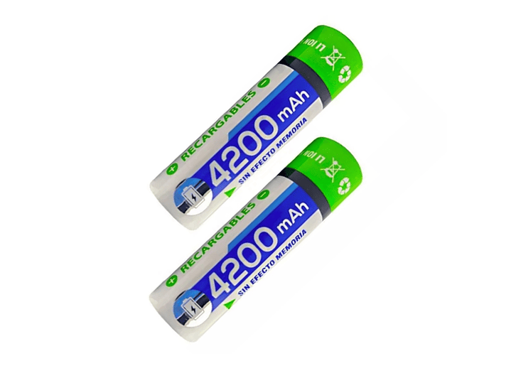 Pack 2 Pilas Recargables Dblue 4200 Mah Dbpr4200 3