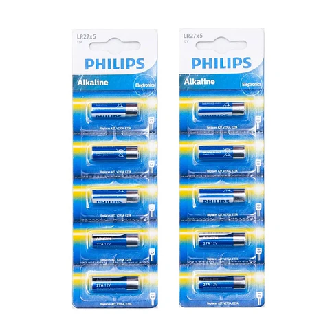 Pack 5 Pilas Philips 27A Lr27 Alcalina Blister