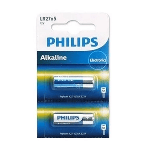 Pack 5 Pilas Philips 27A Lr27 Alcalina Blister