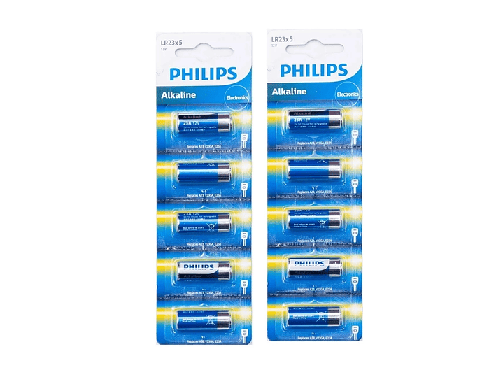 Pack 5 Pilas Philips 23A Lr23 Alcalina Blister  2